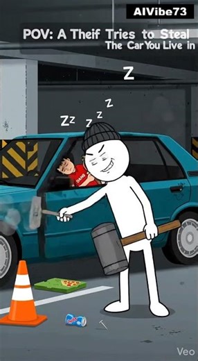 Smooth Criminal Animation Meme 🚘 (POV: Living in a Car)