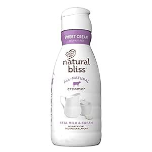 Natural Bliss Sweet Cream Flavored Creamer, Gluten Free Creamer, Iced, Hot Coffee 32 fl oz
