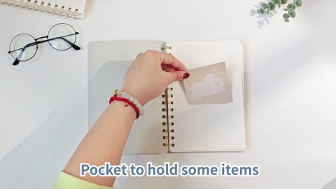 Spiral Notebook-5.75" x 8.125" College Ruled Journal with Inner Pockets and 160 Pages,PU Leather Cover Business Journal, Twin-Wire Binding Notebook Perfect for Office & Home School Supplies 3 pack ArmyGreen/Violet/LightYellow