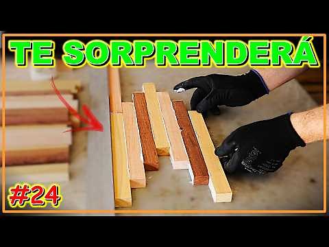 ¡TODOS QUERRÁN COPIAR ESTE PROYECTO DE CARPINTERÍA IMPRESIONANTE! (VIDEO #24) #carpinteria #madera