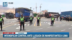 La Policía Nacional intensificó los trabajos de control en las carreteras. Ante llegada de manifestantes del interior del país a Lima. Encuentra más información en la WEB ► https://bit.ly/webcanaln #CanalN. minuto a minuto. | Canal N