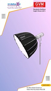 GVM Parabolic Softbox Light Dome (35") For GVM 150S/D, SD300D,...
