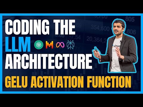 GELU Activation Function in the LLM Architecture