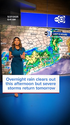 131K views · 693 reactions | Lingering storms on Tuesday will move out by late morning. Multiple rounds of rain are still expected the rest of the week. https://abc13.com/watch/live/ | ABC13 Houston | Facebook
