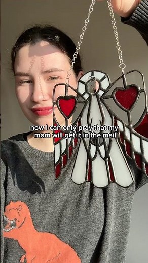 Making a Stained Glass Angel for my Mom 🤍🎄 Tiffany Glass