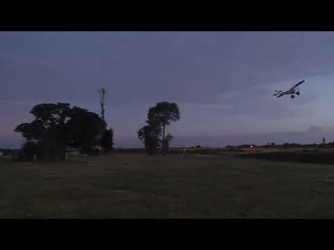 Piper Cub FMSmodels night flight