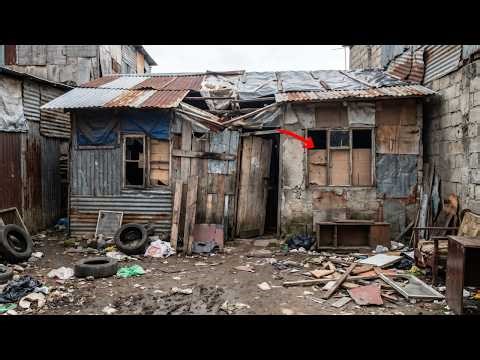 An abandoned house in the slums was turned into a dream home