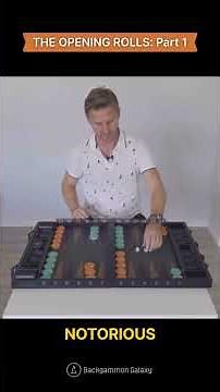 Opening Rolls, part 1: The Naturals! Stay tuned for more 😇 #backgammon #backgammonopeningmoves