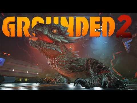 Defeating the The New Lizard Boss in Grounded 2!