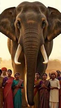 Wild Elephant’s Furious Fall into Roadside Pit Caught on Camera #ai​ #shortsfeed #video​ #elephant​