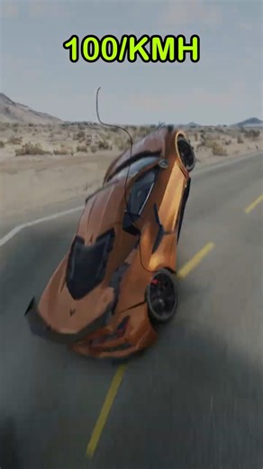Giant Hole vs Chevrolet Corvette - Beamng.drive