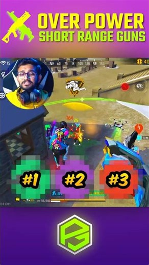 Rusher SPECIAL BEST GUNS FOR BR RANK in Garena Freefire🔥l #shorts #freefire | PRI GAMING