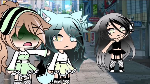 Animated Gacha Life Characters in City Adventures