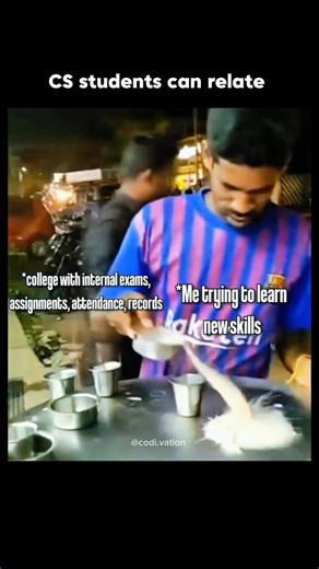 Code | Tech | Hustle on Instagram: "Fr😌 Follow @codi.vation for more Informative and funny reels regarding to the CODING. . . . . #reels #codinglove #codingtips #codingschool #bcastudents #codingdecoding #csstudent #codingforbeginners #coding #code"