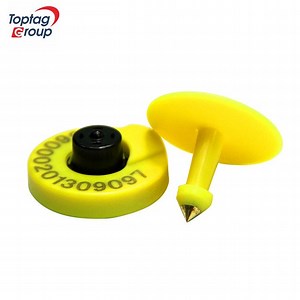 [Hot Item] OEM RFID 134.2kHz Livestock Pig Sheep Goat TPU Eartag