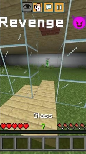 Revenge from Creeper 😈 | #minecraft #revenge #creeper