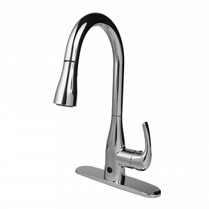Reviews for FLOW Motion Activated Single-Handle Pull-Down Sprayer Kitchen Faucet in Chrome | Pg 1 - The Home Depot
