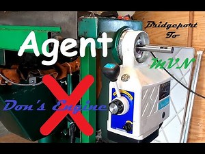 Millrite power feed short: Excerpt video of the Bridgeport to Burke MVN powerfeed adapt.