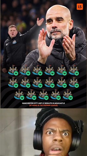 Man City make it 1⃣7⃣ home wins in a row over Newcastle #footbll