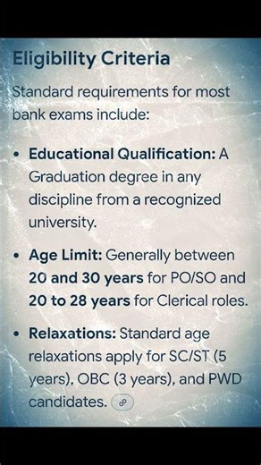 Info Regarding Banking Exams 2026🎯