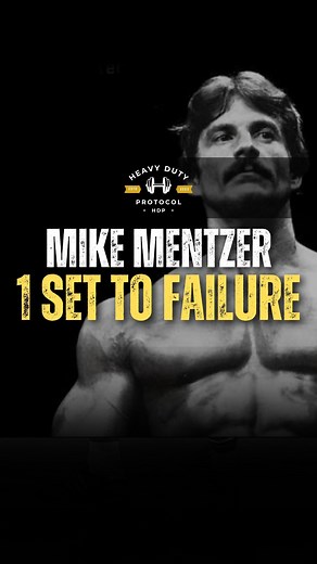 18K views · 491 reactions | Doing 1 set to failure with correct form and slowly is better than doing 3 sets of volume training. Many just throw the weights up and down which is a waste of time and pointless. Get Mike Mentzer’s Heavy Duty Training Manual in our bio  | Heavy Duty Protocol | Facebook