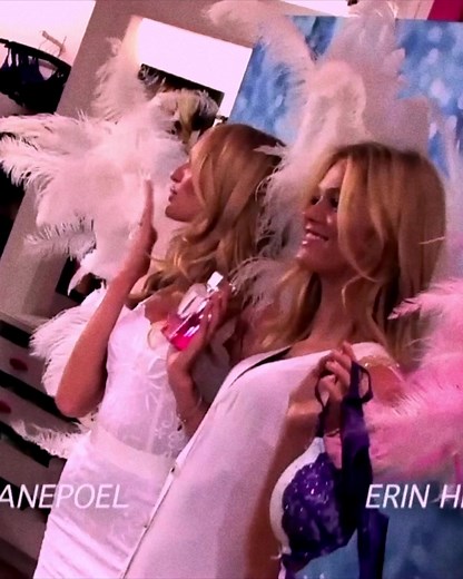 Candice Swanepoel and Erin Heatherton for Victoria's Secret Dream Angels Fragrance Lounge