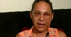 Watch: Mother beaten while child tries to save her