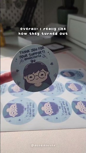 Making Thank You Stickers 💕