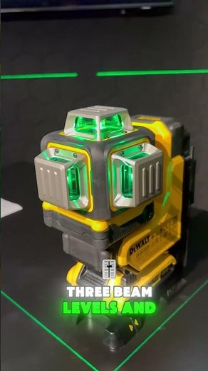 👀 Did you miss out on this video? Here's another look at the new DEWALT laser level! 💛🟢✅