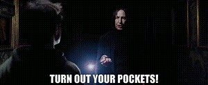 Turn out your pockets!