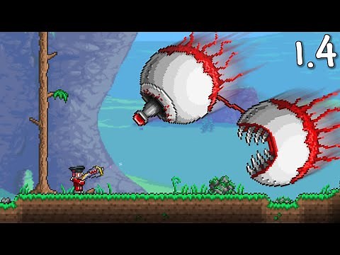 Terraria 1.4 Master Mode - The Twins & Exclusive Pair of Eyeballs Item!