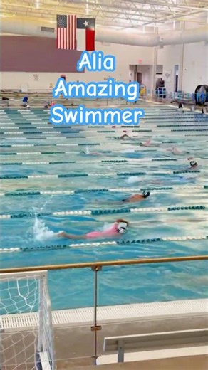 Alia Amazing Swimmer 🏊‍♀️🏊‍♀️ #youtubeshorts #shorts #usa #swimming #shortsfeed