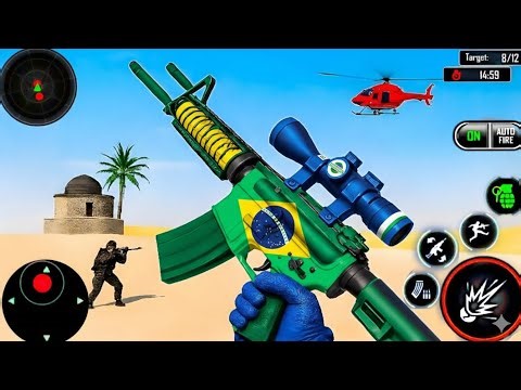 FPS Robot Shooter Strike Anti-Terrorist Shooting🚁🪂 New #2026​ Update Android GamePlay 