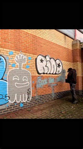 Tough bit of graffiti removal at this commercial location we’ve been working at this week! #exteriorcleaning #graffiti #commercialcleaning #pressurewashing #cleaning #graffitiremoval | A.E.Mackintosh Specialist Exterior Cleaning