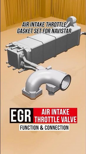 EGR & Air Intake Throttle Valve : Function & Connection | MaxxForce 11 13 Air Intake Gasket Set
