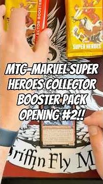 Let's Open MTG-Marvel Super Heroes Collector Booster Pack!!