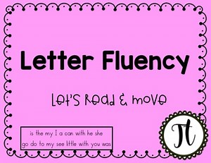 Letter Fluency Brain Break