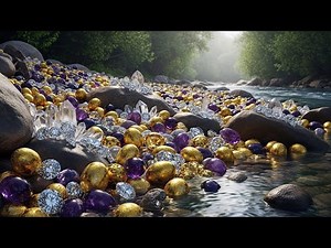 “I Found a Hidden River Made of Gold & Crystals 💎 (Unbelievable!)”