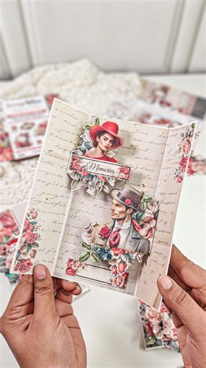 PART - 1: Valentine’s Pop-Up Card ❤️✨ This project is all about layers, florals and handmade love 🌸✂️ I’ve shared the complete tutorial on my YouTube channel — link in bio / description 🎥 Do let me know if you’d love to try this card 💬💖 #ValentineCraft #PopupCard #CardMakingTutorial #HandmadeWithLove #PaperCrafting #CrafterSabaa | Crafter Sabaa