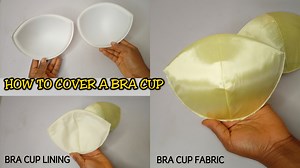 160K views · 4.1K reactions | How to cover/turn a Bra cup with fabric and lining | Stitch-a-dress | Facebook