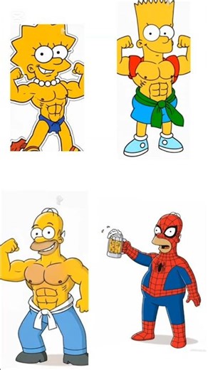 Simpsons Gym Mode 💪#simpsons#simpsonsedit#simpsonsfunny#simpsonsfans