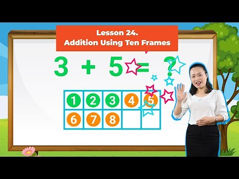 Lesson 24. Addition Using Ten Frames | Kindergarten | Math For Kids