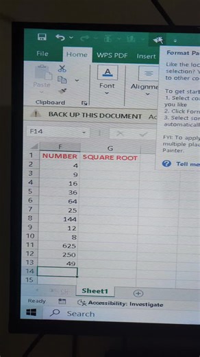 How to Find Square root in Excel? #viral #fyp #trendingreels #computertips | Pc Docta