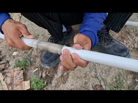 How to joined two pvc pipe with the same size.