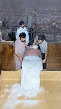 PU Foam Block Making #virlshort #pufoam #youtubeshorts