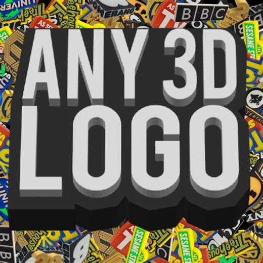 ANY 3D LOGO - Turn Any Logo Into 3D - Custom, Movie, TV Show, Cartoon, Music, Brand, Company, Business. Sign - Display - Logo - Etsy