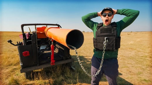 What happens when you fire modified cannonballs at full speed