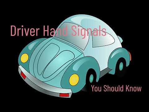 Driver Hand Signals. How and When To Use Driver Hand Signals.