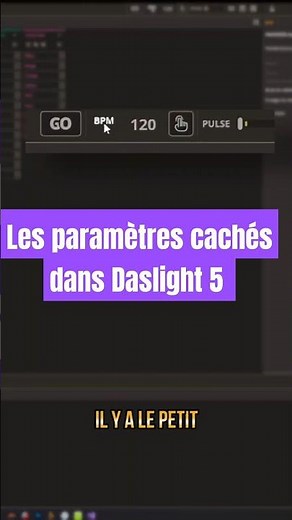 Comment accéder rapidement au paramètres dans #daslight5 #daslight #éclairage #dj #lightstage