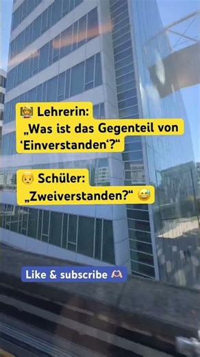 😂 Lustige deutsche Witze! #viral #viralshorts #funny #peasygerman #funnyshorts